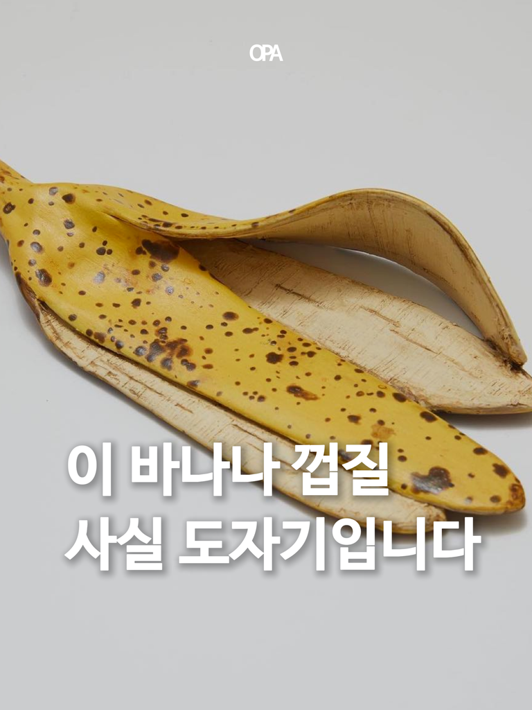 바닥에 버린 바나나 껍질인 줄 알았는데, 흙으로 만든 도자기였다. Amiee Byrne