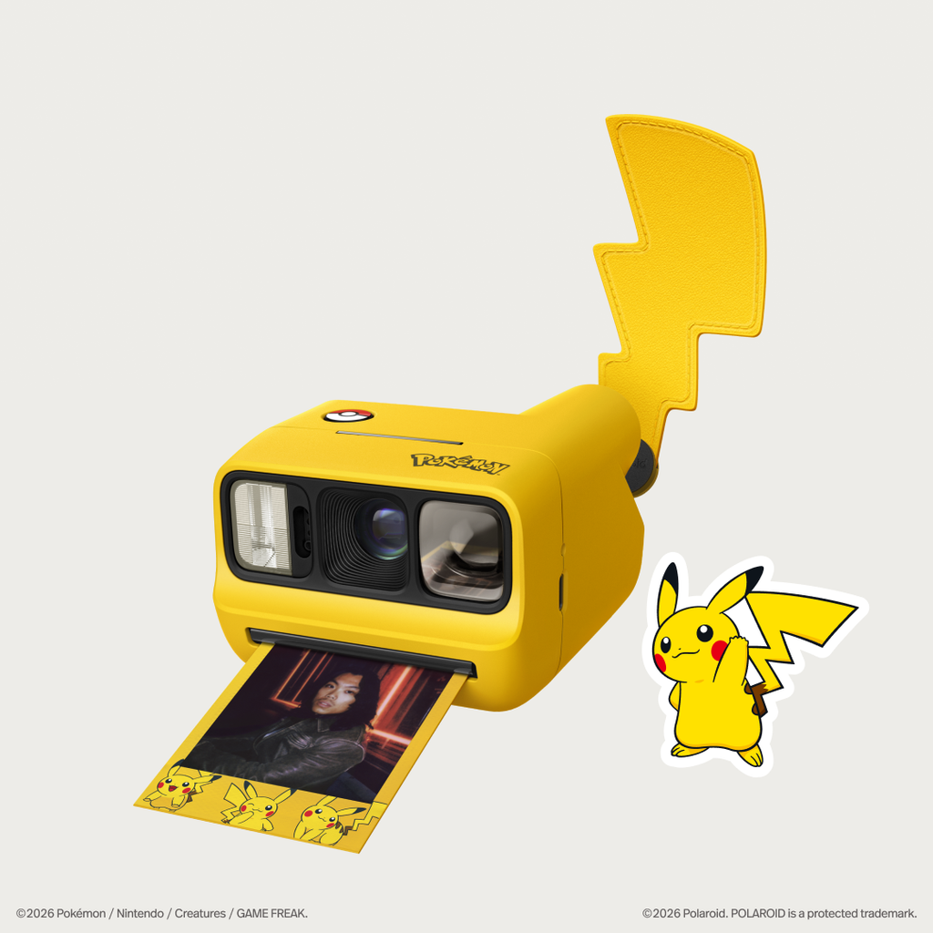 피카츄 디자인 Polaroid Go 단독 제품 컷