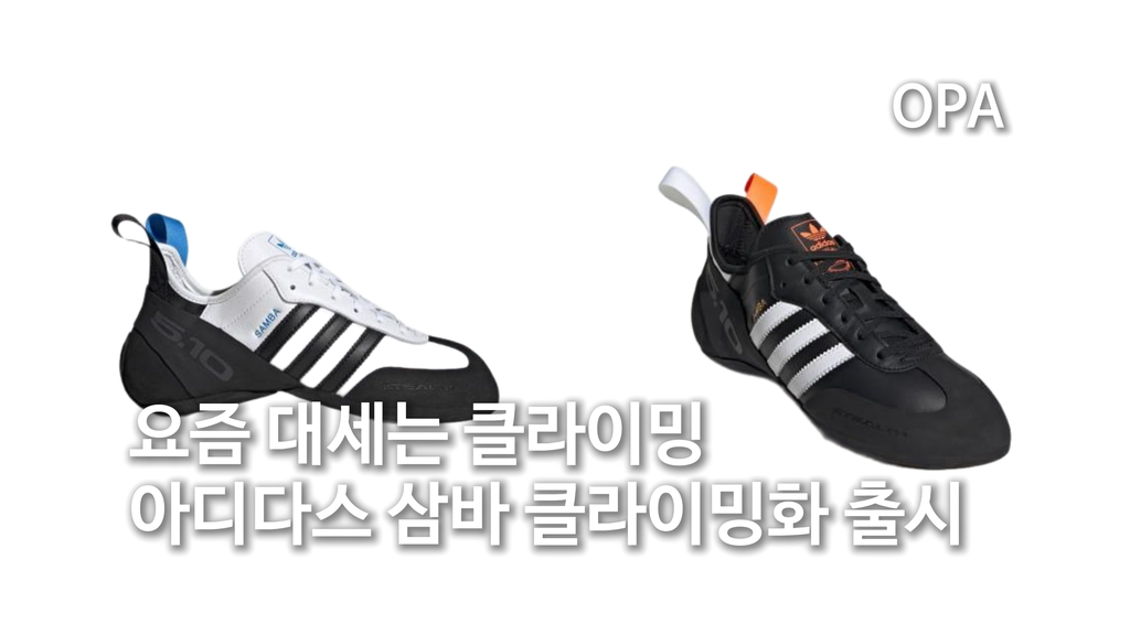 75년 된 삼바가 클라이밍화가 됐다