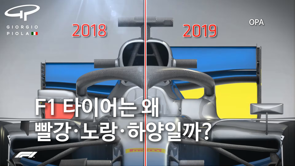F1 타이어는 왜 빨강·노랑·하양일까?