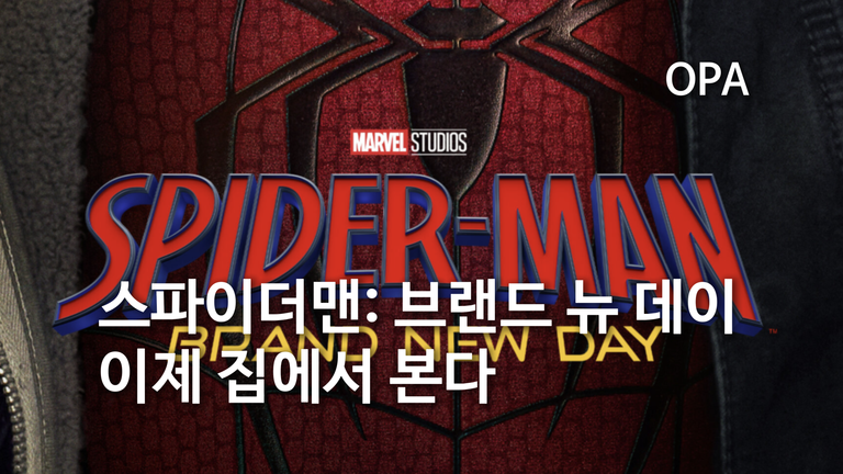 ‘스파이더맨: 브랜드 뉴 데이’ 집에서 본다